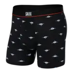 Saxx Saxx Underwear, Non-Stop Stretch Cotton BB, Mens, MPB-Mini Predator-Blk