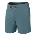 Saxx Saxx Shorts, Sport 2 Life 2N1 7", Mens, STR-Storm Blu Heather
