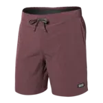 Saxx Saxx Shorts, Sport 2 Life 2N1 7", Mens, SRH-Sunset Red Heather