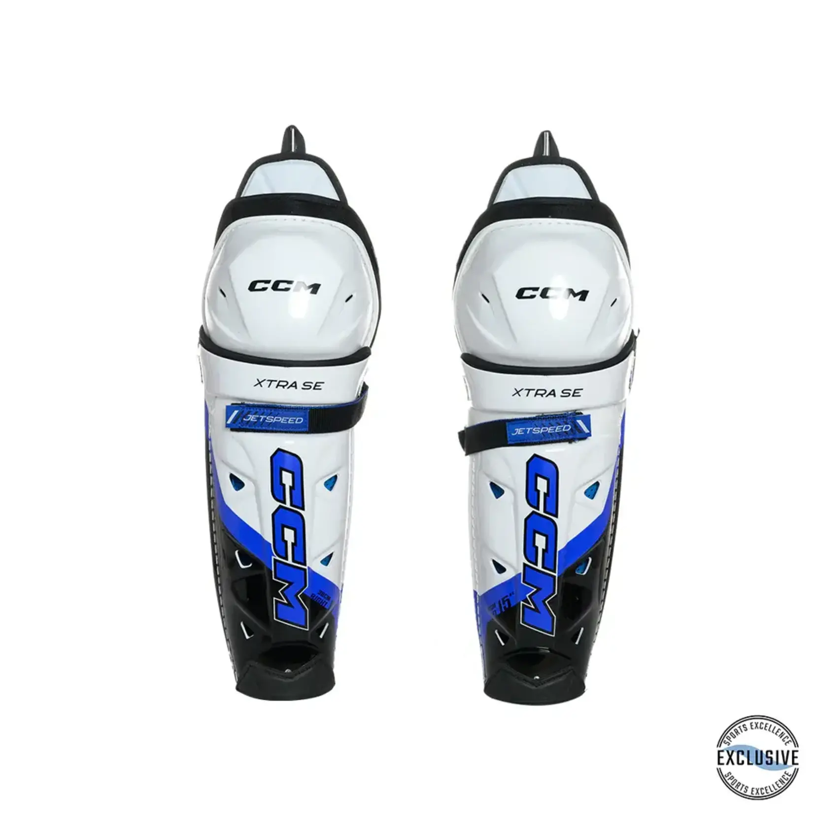 CCM CCM Hockey Shin Pads, Jetspeed Xtra SE, Junior