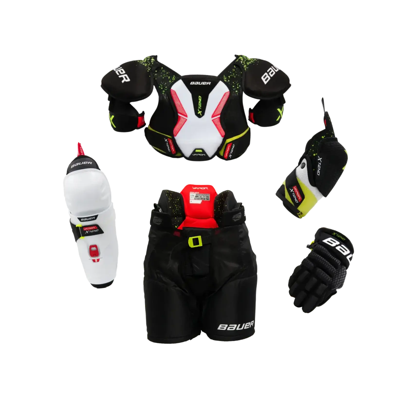 Bauer Bauer Hockey Starter Kit, Vapor Xtend, Youth, OS