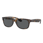 Ray-Ban Ray-Ban Sunglasses, New Wayfarer, Rubber Havana, Dark Gry, 52