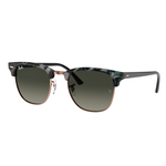 Ray-Ban Ray-Ban Sunglasses, Clubmaster, Spotted Gry/Grn, Light Gry Gradient, 49