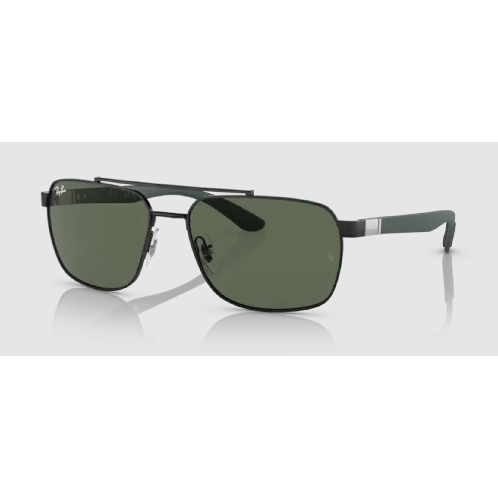 Ray-Ban Ray-Ban Sunglasses, 3701, Blk, Dark Grn, 59