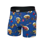 Saxx Saxx Underwear, Ultra Boxer Fly, Mens, SOU-Souper Bowl-Cobalt