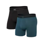 Saxx Saxx Underwear, Daytripper BB Fly, 2-Pack, Mens, STO-Storm/Blk