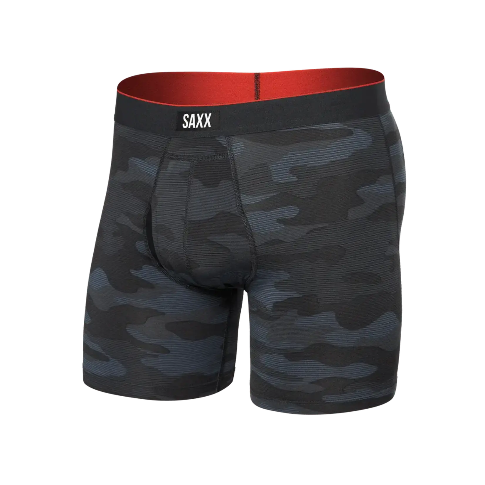 Saxx Saxx Underwear, Multi-Sport Mesh BB Fly, Mens, REC-Remote Camo-Faded Blk