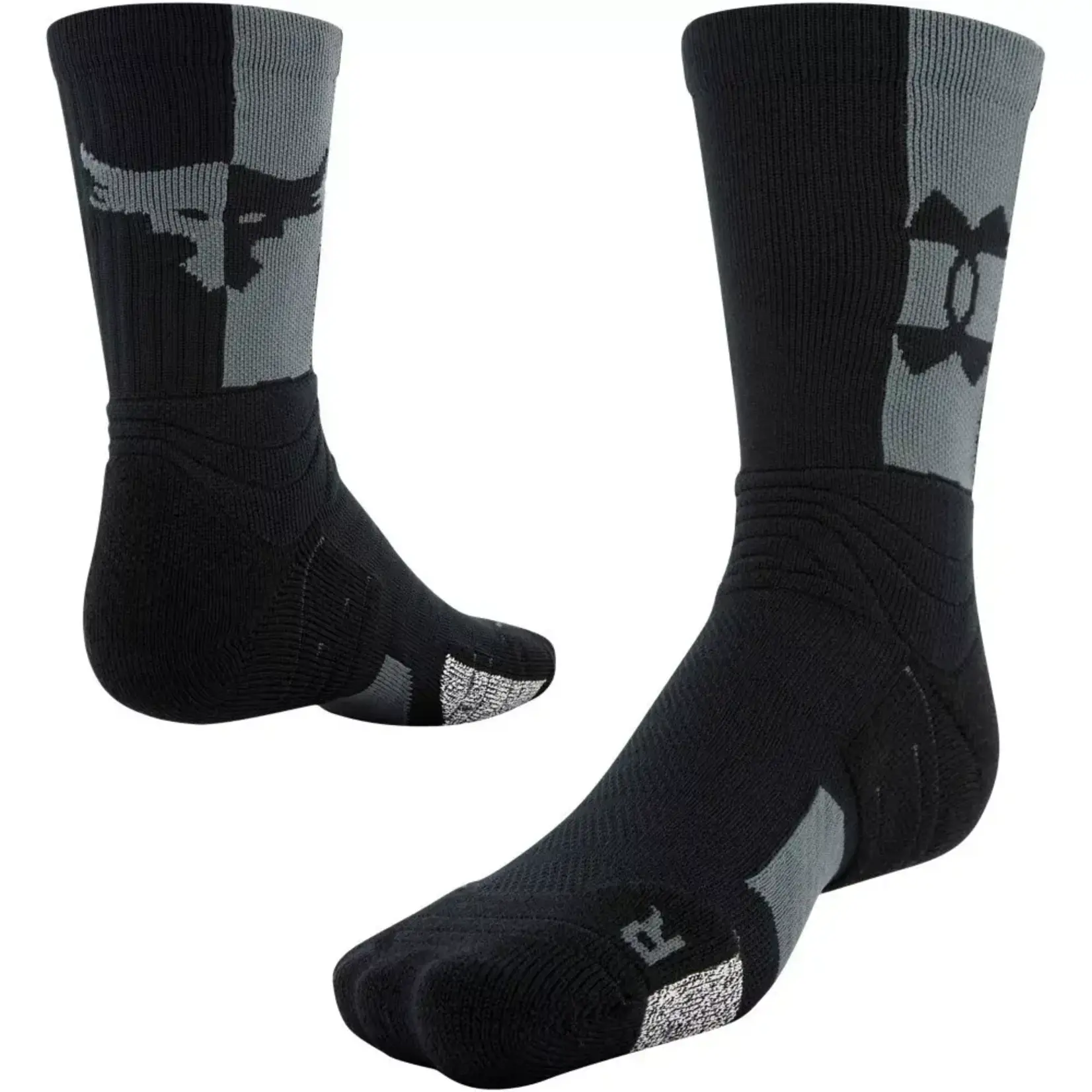 Under Armour Under Armour Socks, Project Rock Playmaker Mid, Crew, 1-Pair, Adult