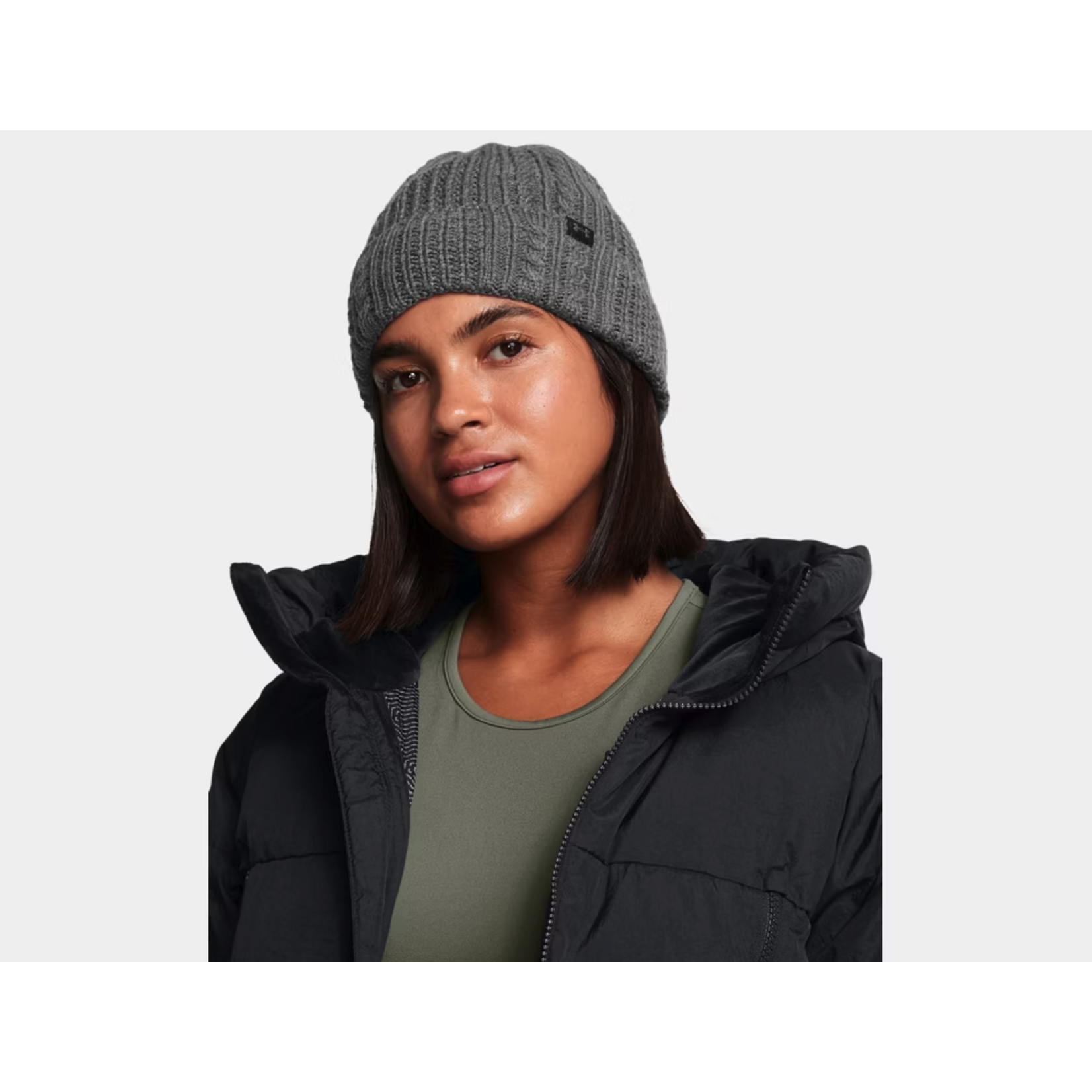 Under Armour Under Armour Toque, Halftime Cable Knit Beanie, Ladies