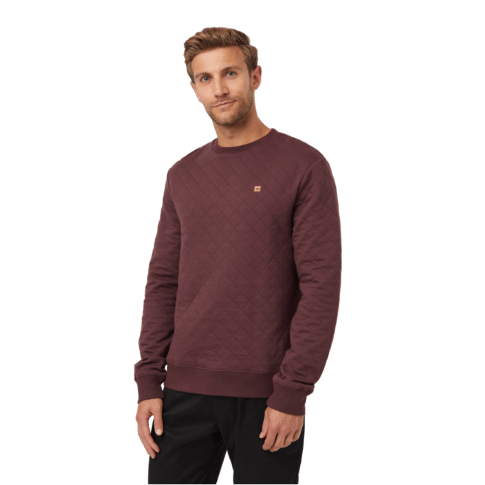 Tentree Tentree Sweater, Quilted Classic Crew, Mens