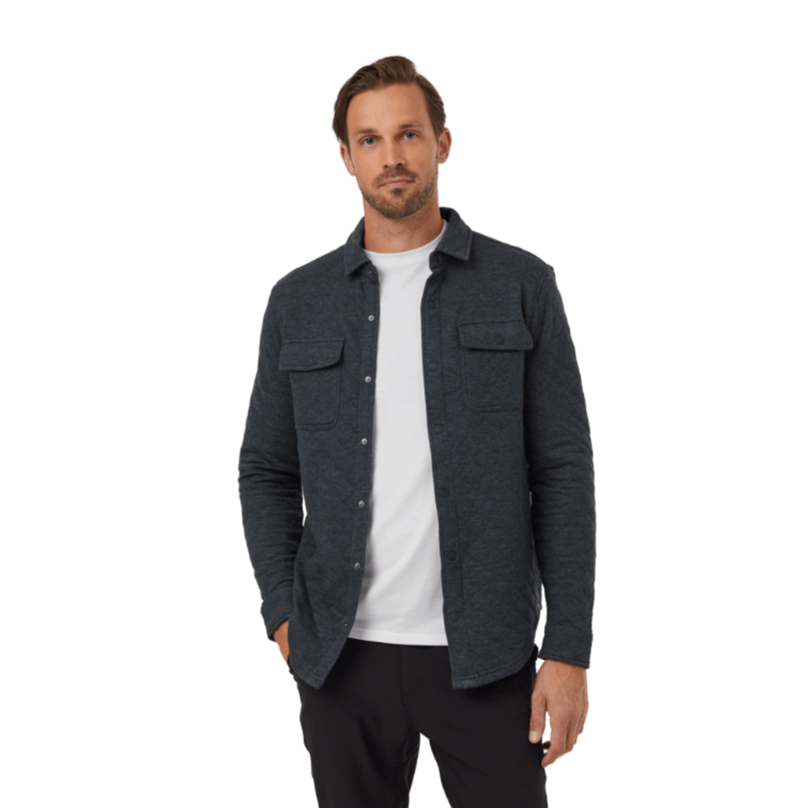 Tentree Tentree Shacket, Colville Quilted, Mens