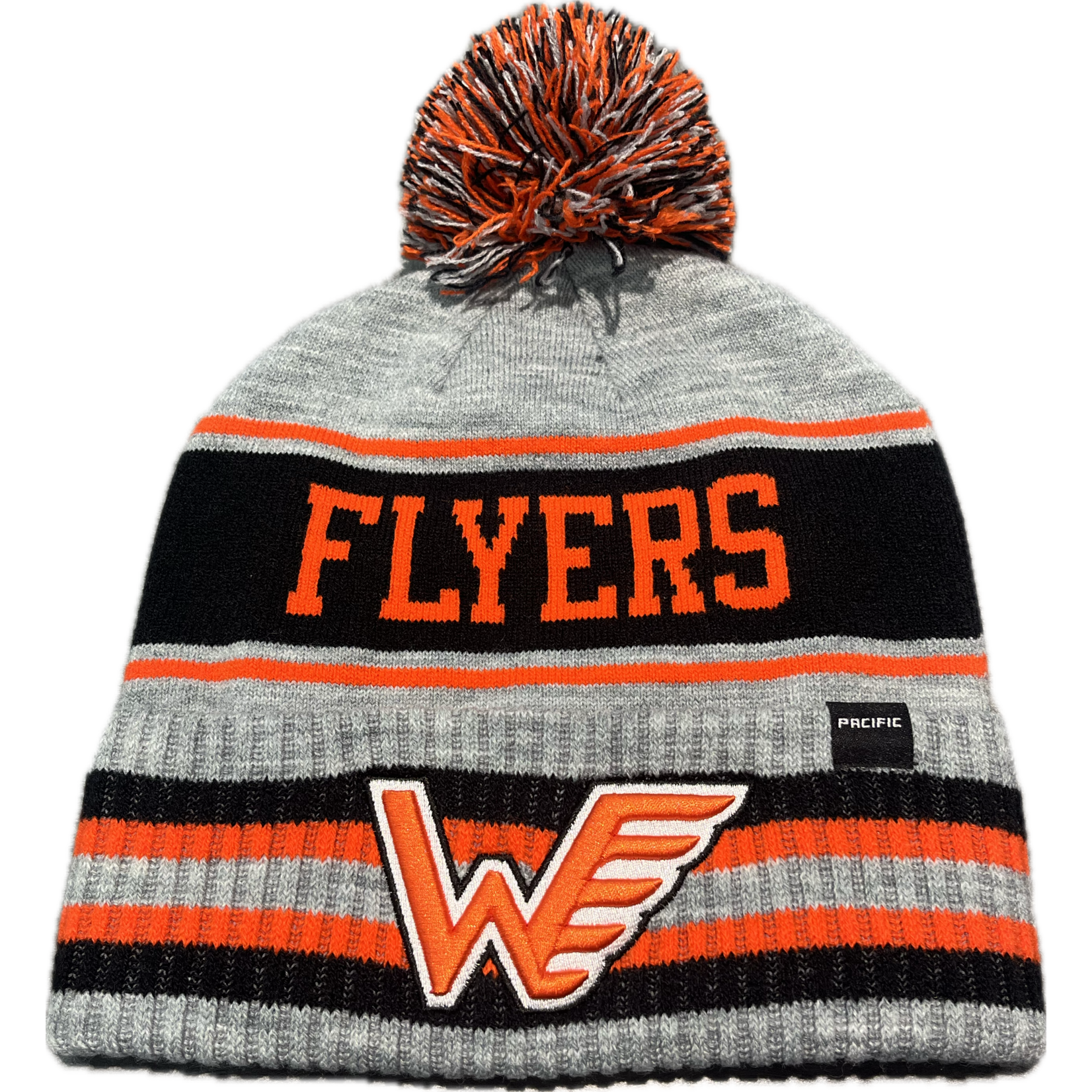 Pacific Headwear Toque, Team Heather Pom Beanie, Winkler Flyers