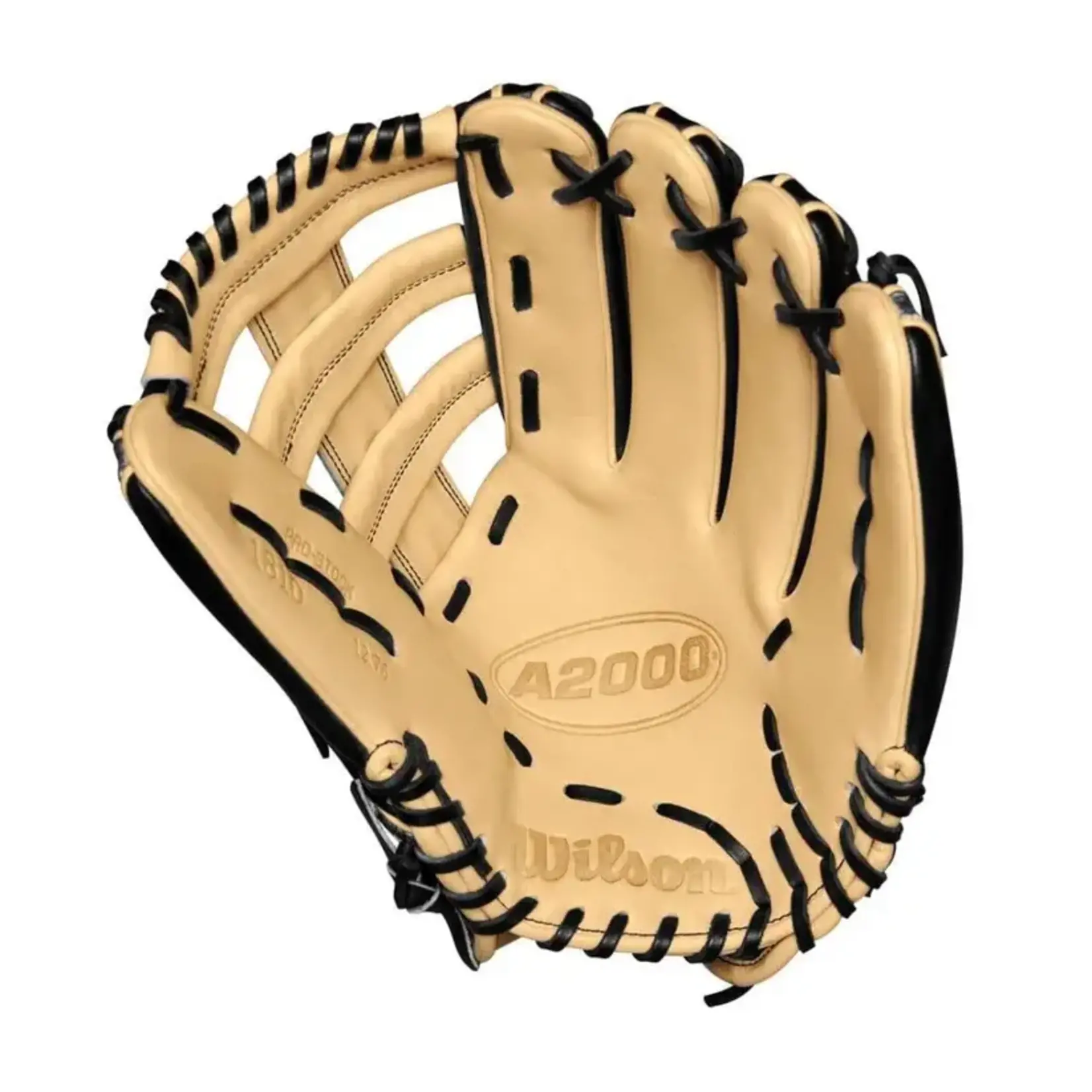 Wilson Wilson Baseball Glove, A2000 SuperSkin 1810, Reg, 12.75", Blonde/Blk/Camo SuperSkin