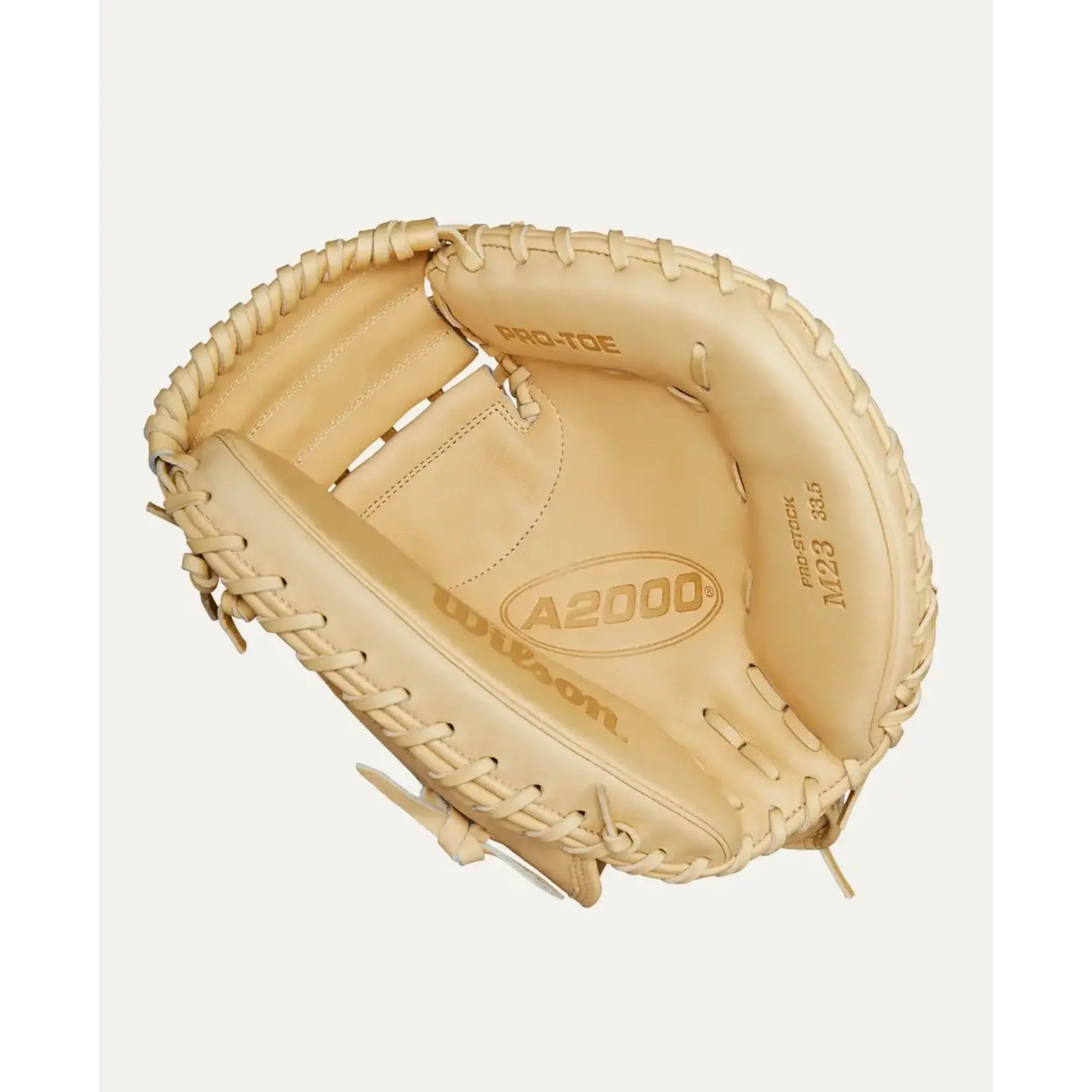 Wilson Wilson Baseball Glove, A2000 Classic M23, Reg, 33.5", Catchers Mitt, Blonde
