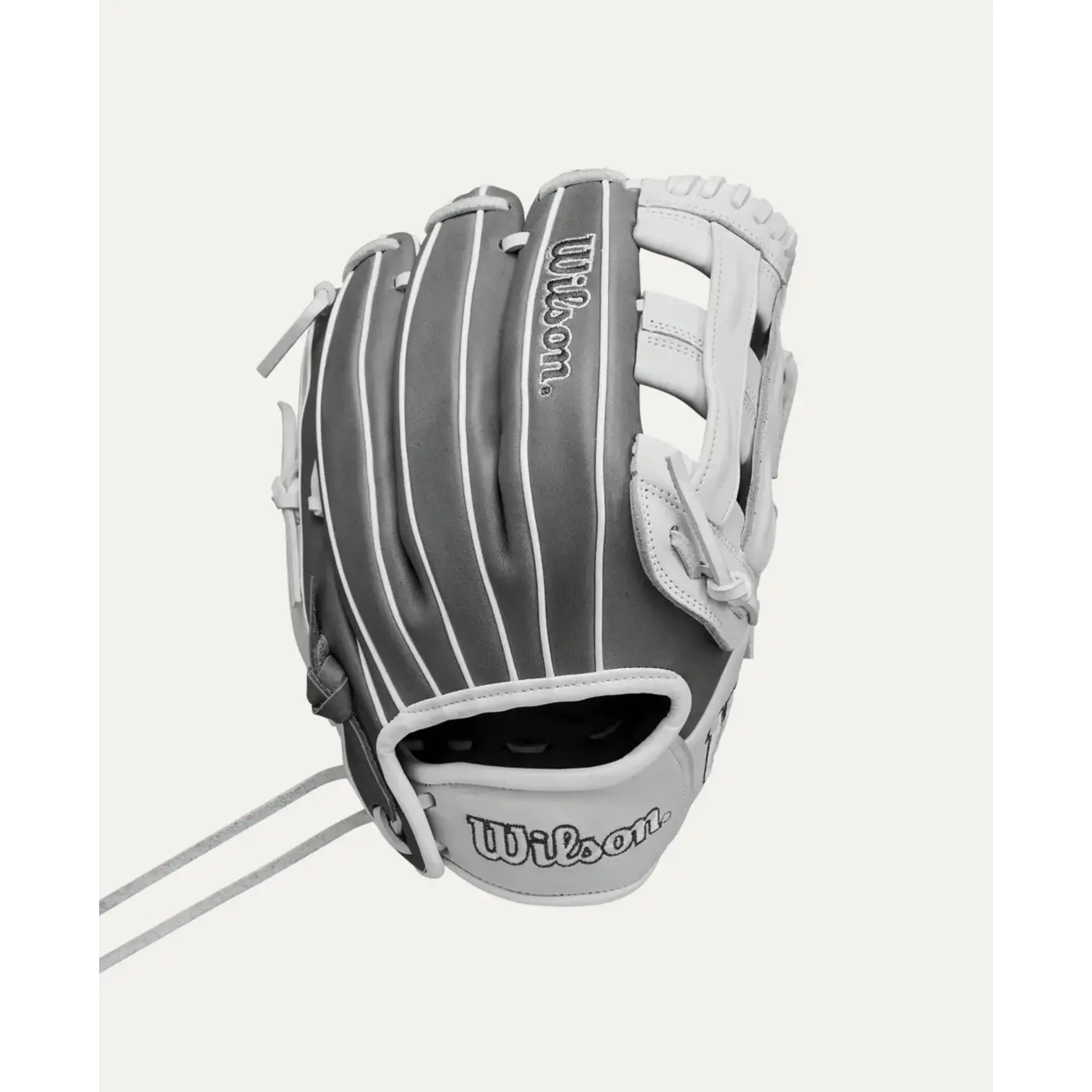Wilson Wilson Fastpitch Glove, A1000 IF12, 12", Reg, Steeled Gry/Wht