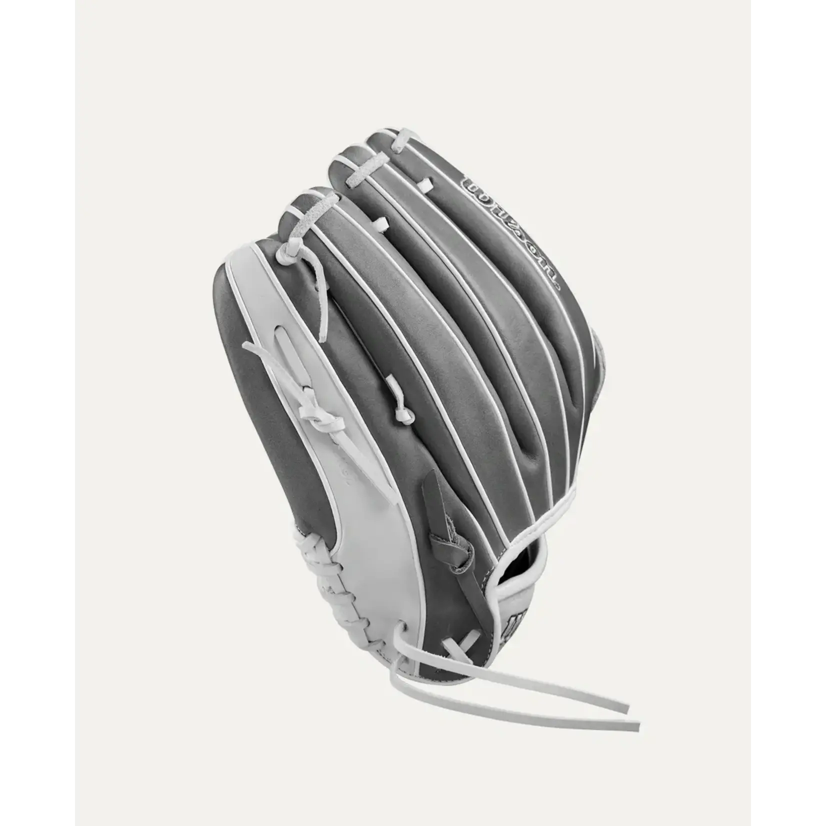Wilson Wilson Fastpitch Glove, A1000 IF12, Reg, 12", Steeled Gry/Wht