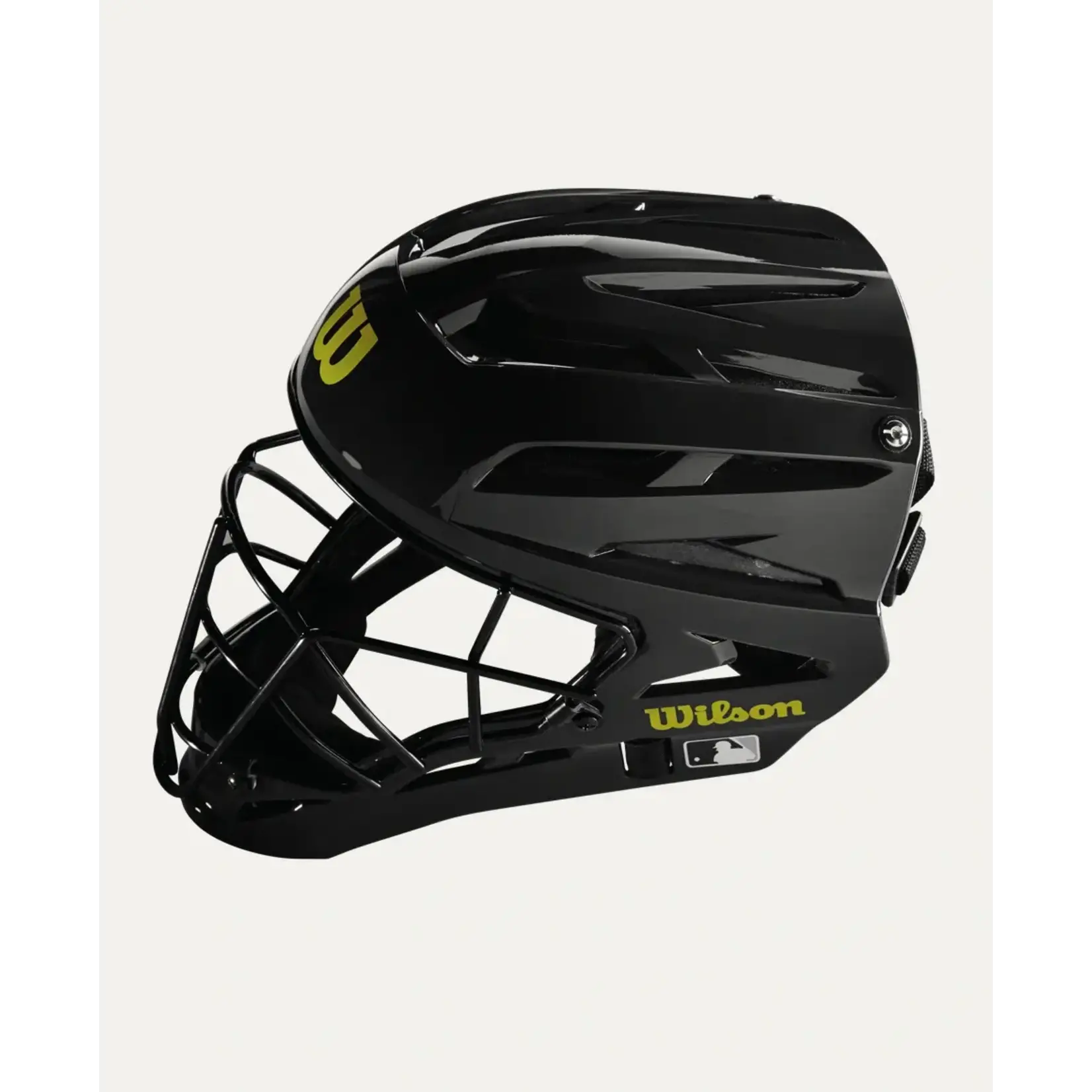 Wilson Wilson Umpire Helmet, Pro Stock Steel, , Blk, L-XL (7"-7 1/2")