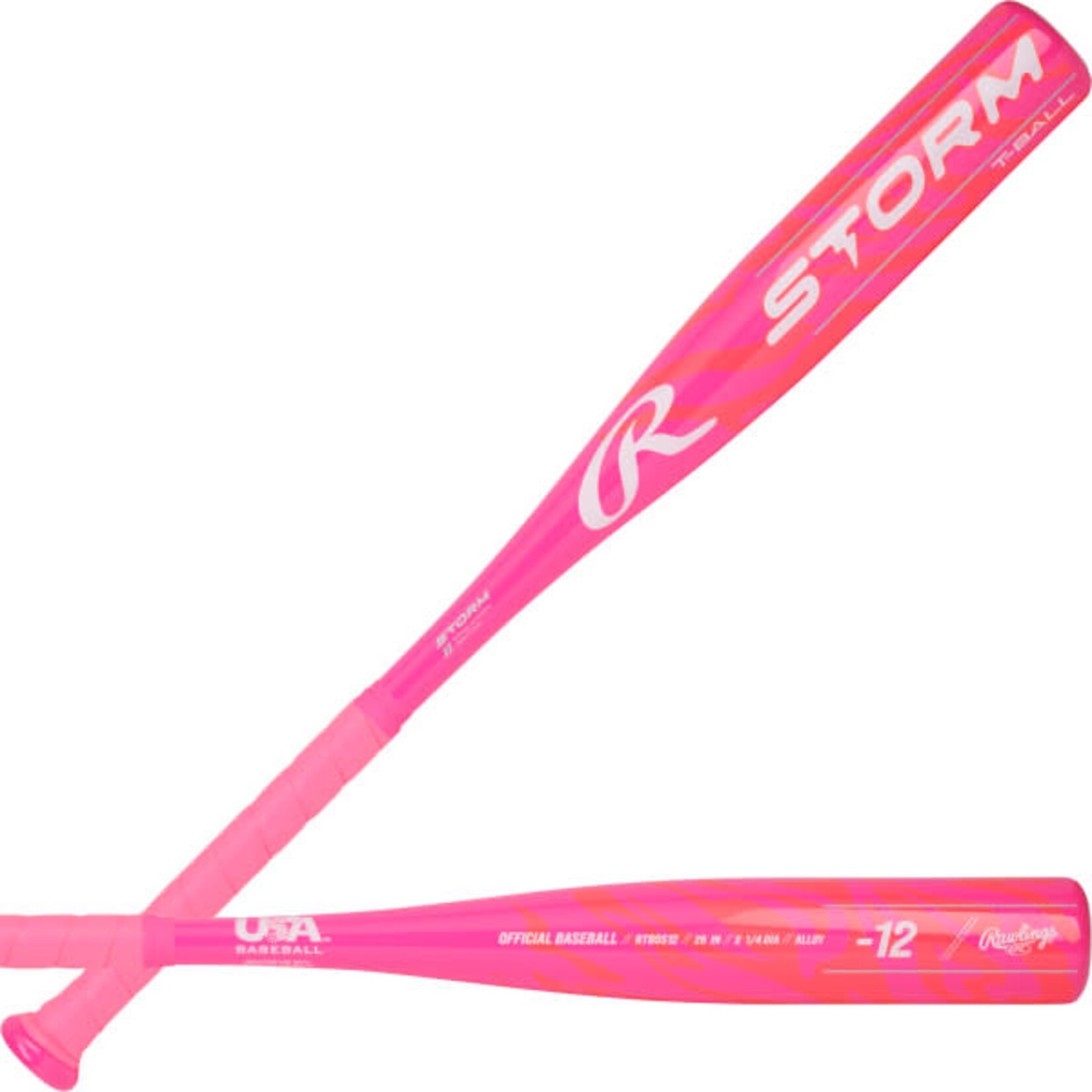 Rawlings Rawlings Baseball Bat, Storm Tee Ball, RTB5S12, 2 1/4”, -12