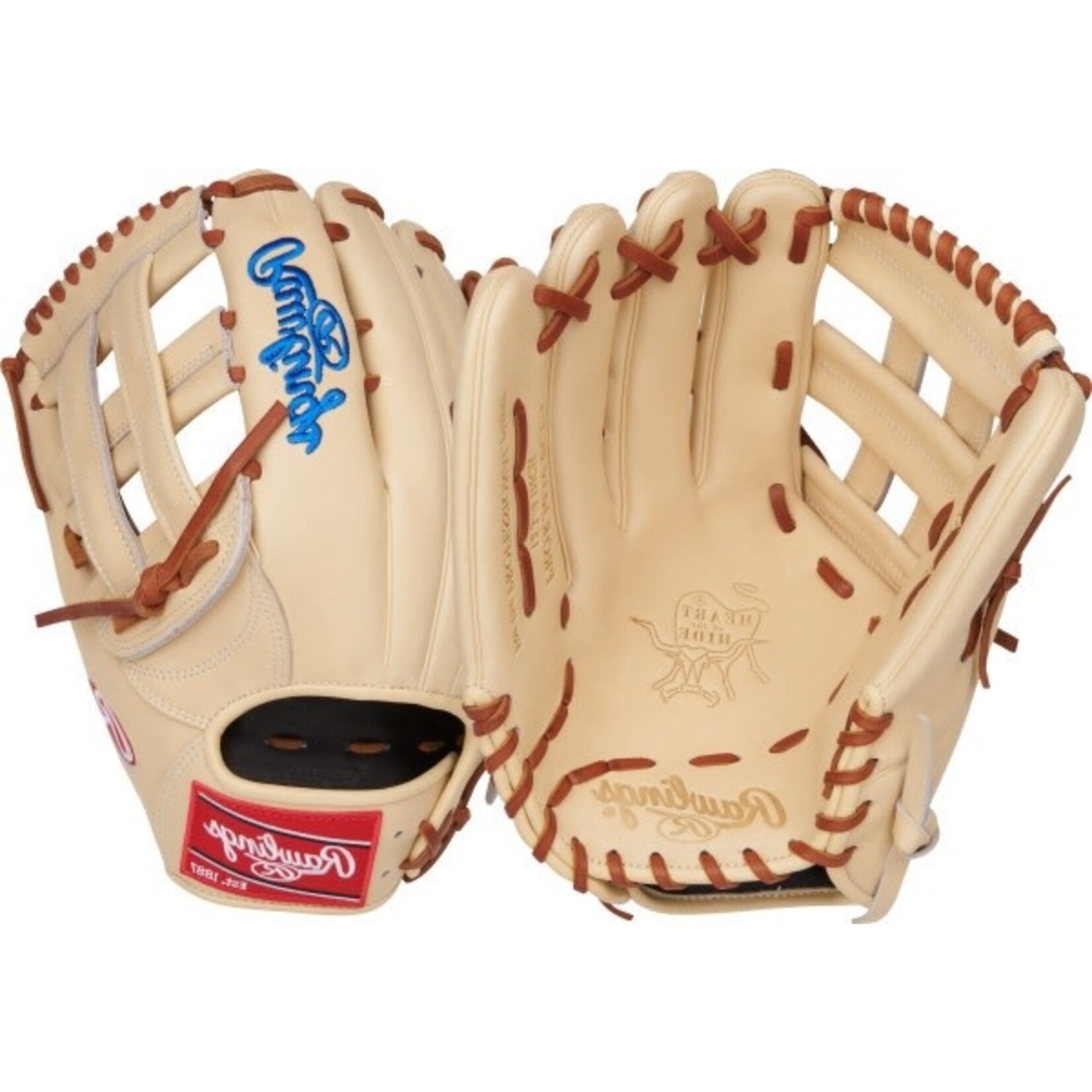 Rawlings Rawlings Baseball Glove, Heart of the Hide Series, PROR3039-6CDT, 12.75”, Full Right