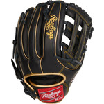 Rawlings Rawlings Baseball Glove, R9 Series, R9315-6BG, 11.75”, Blk, Reg