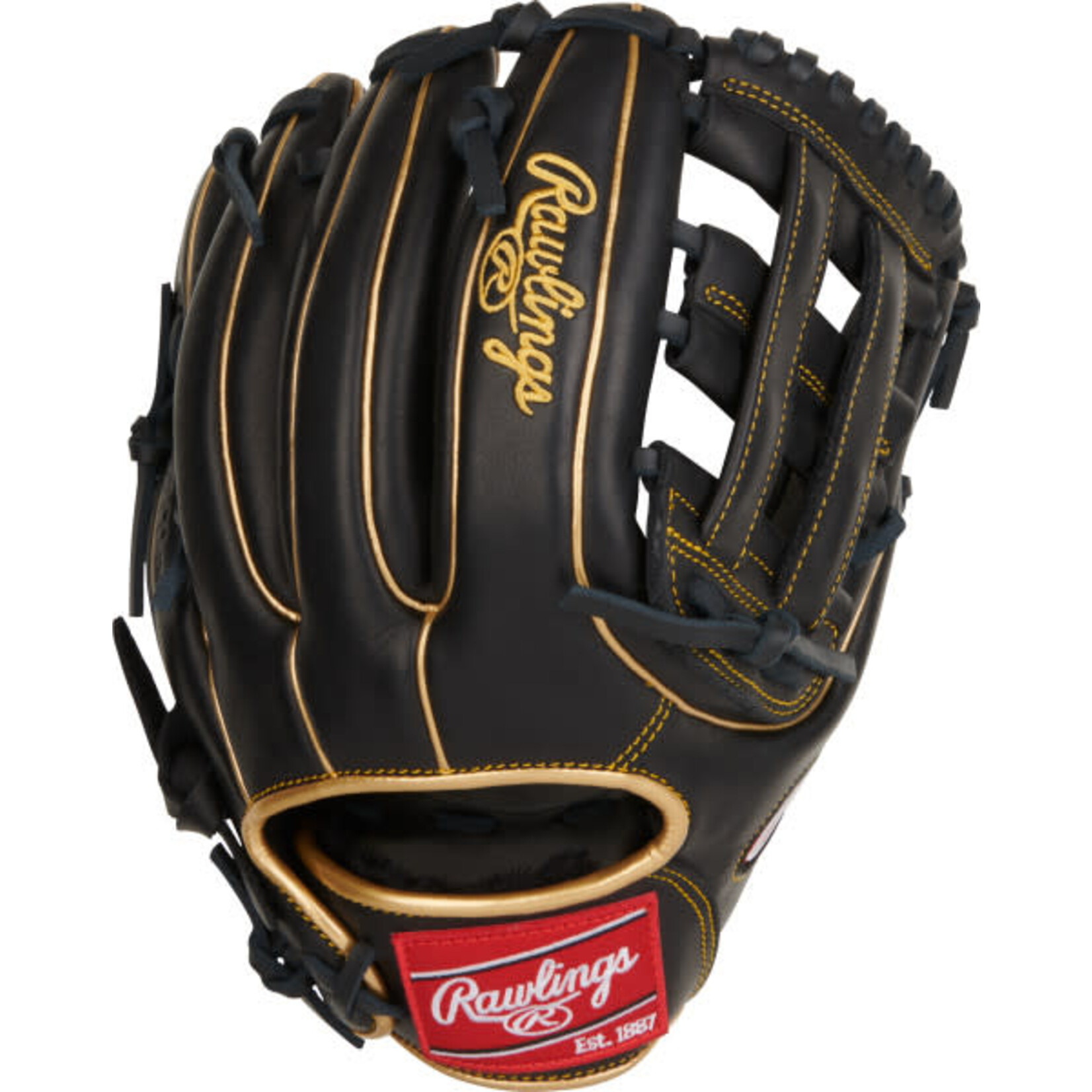 Rawlings Rawlings Baseball Glove, R9 Series, R9315-6BG, 11.75”, Blk, Reg