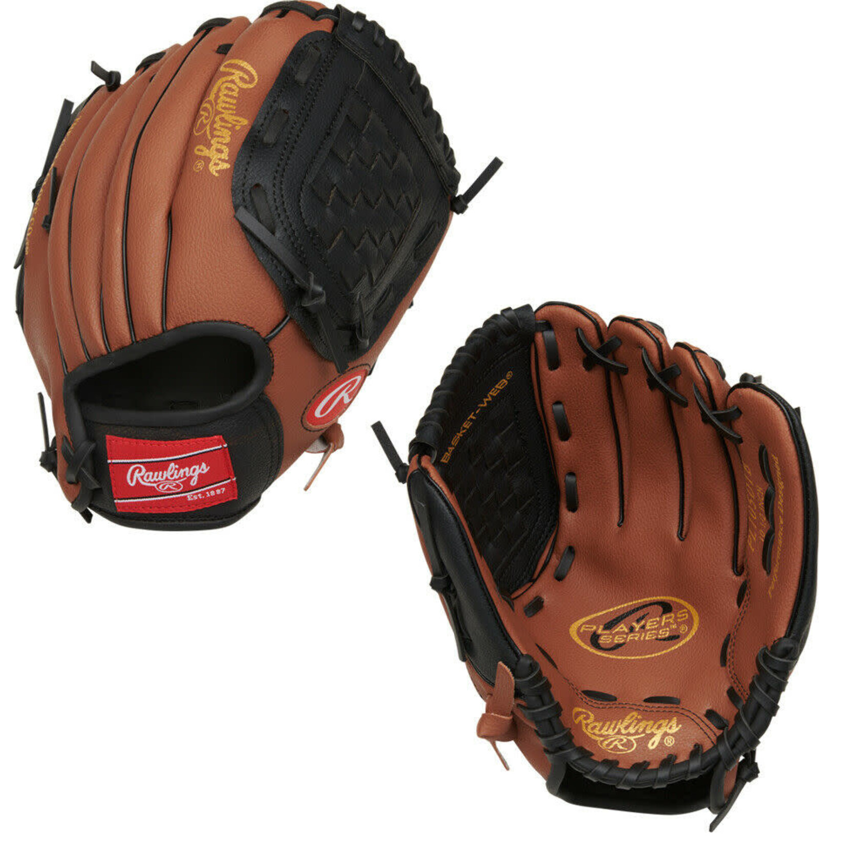 Rawlings Rawlings Baseball Glove, Player Preferred PL105DTB, 10.5”, Reg, Youth