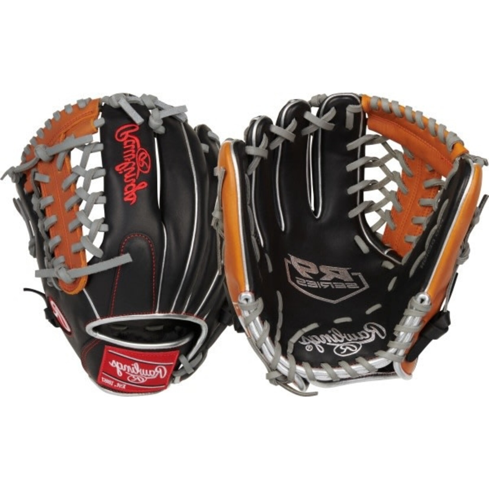Rawlings Rawlings Baseball Glove, R9 Contour Series, R9115U-4BT, 11.5”, Full Right, Youth