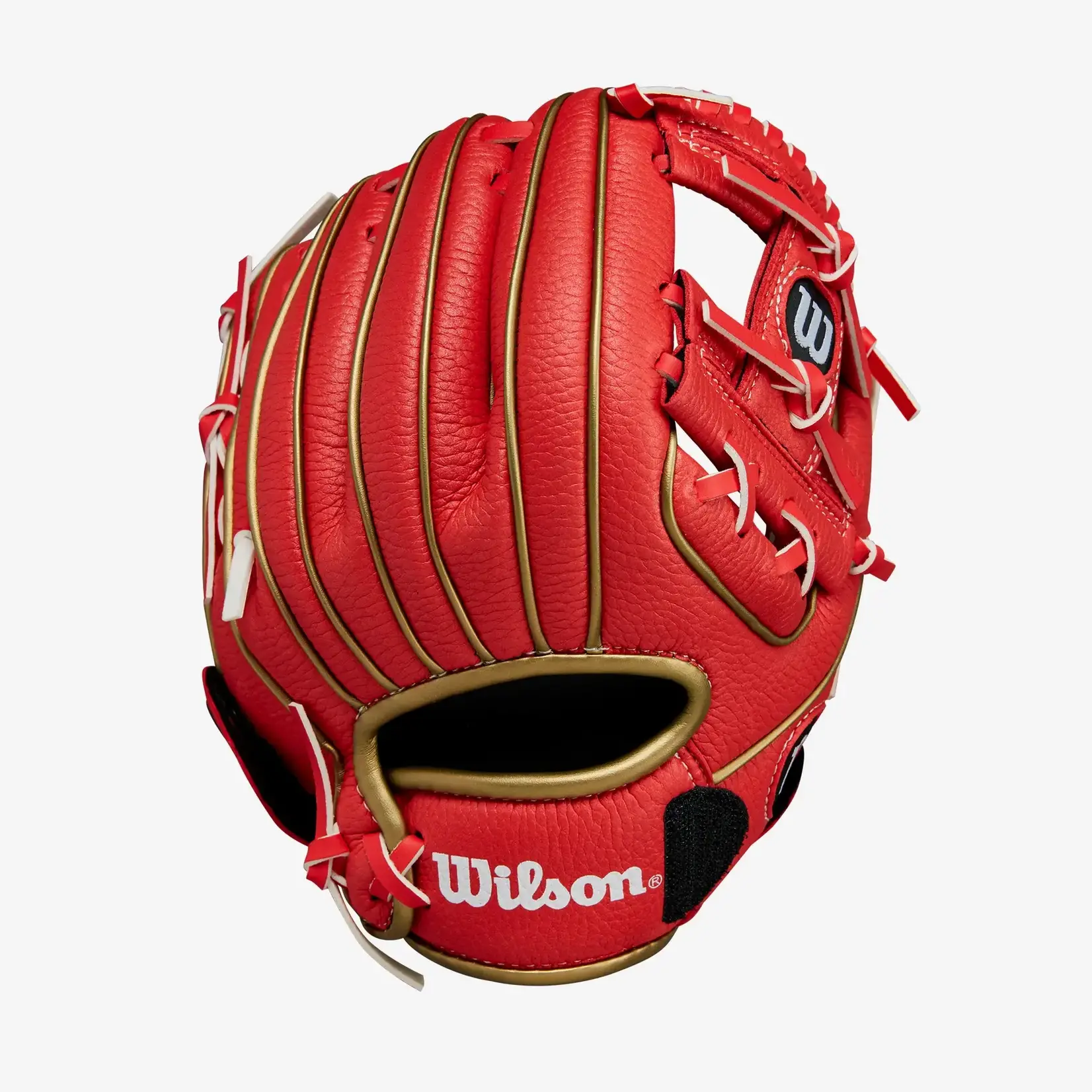 Wilson Wilson Baseball Glove, A200 EZ Catch, Reg, 9", Red/Gold, Youth