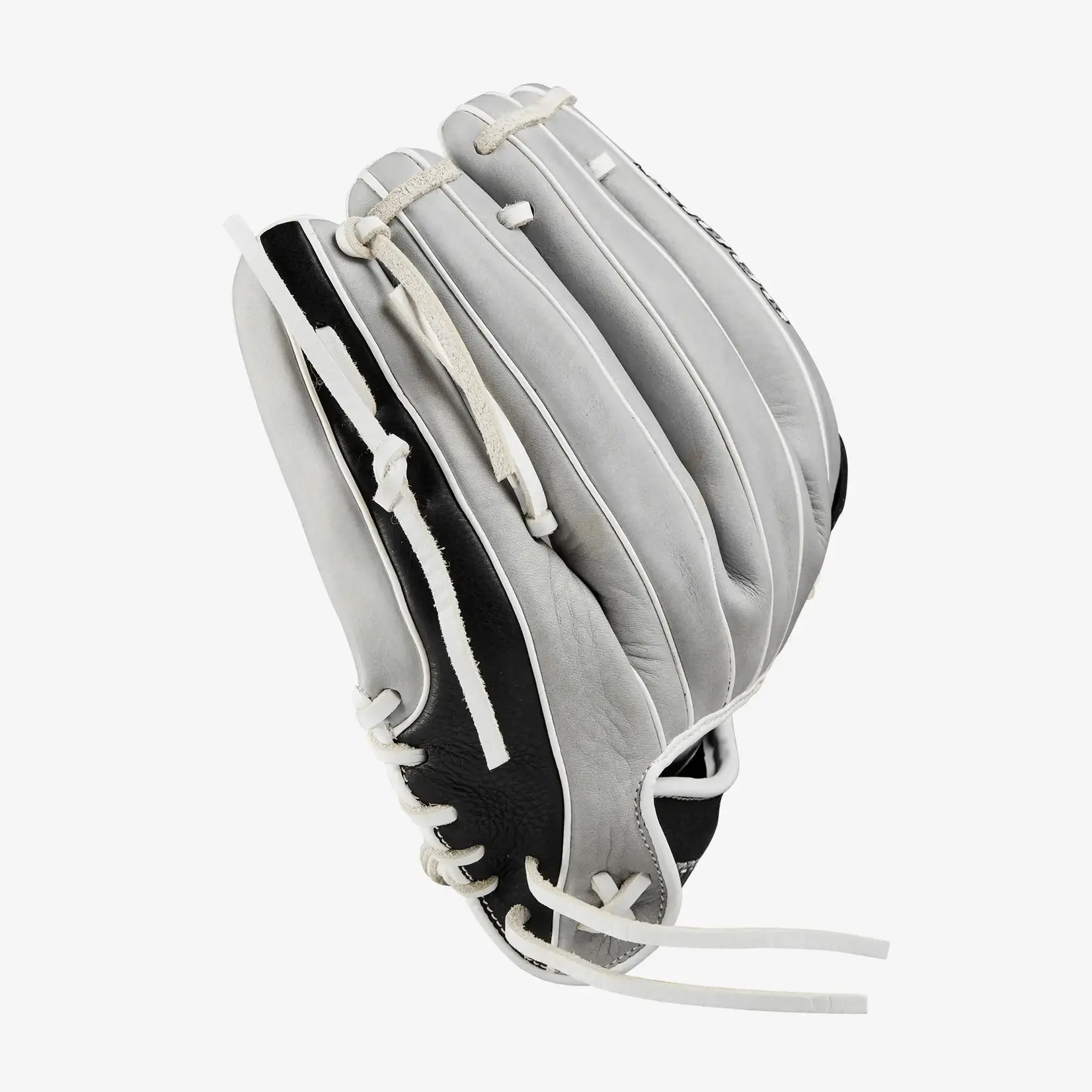 Wilson Wilson Fastpitch Glove, A1000, 12", Reg, Infield, Gry/Wht