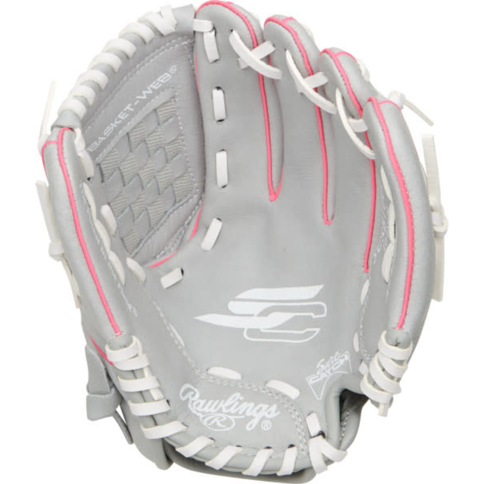 Rawlings Rawlings Fastpitch Glove, Sure Catch Softball SCSB100P-6/0, 10”, Reg, Youth