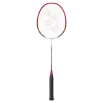Yonex Yonex Badminton Racquet, Muscle Power 1 Strung, Wht/Red