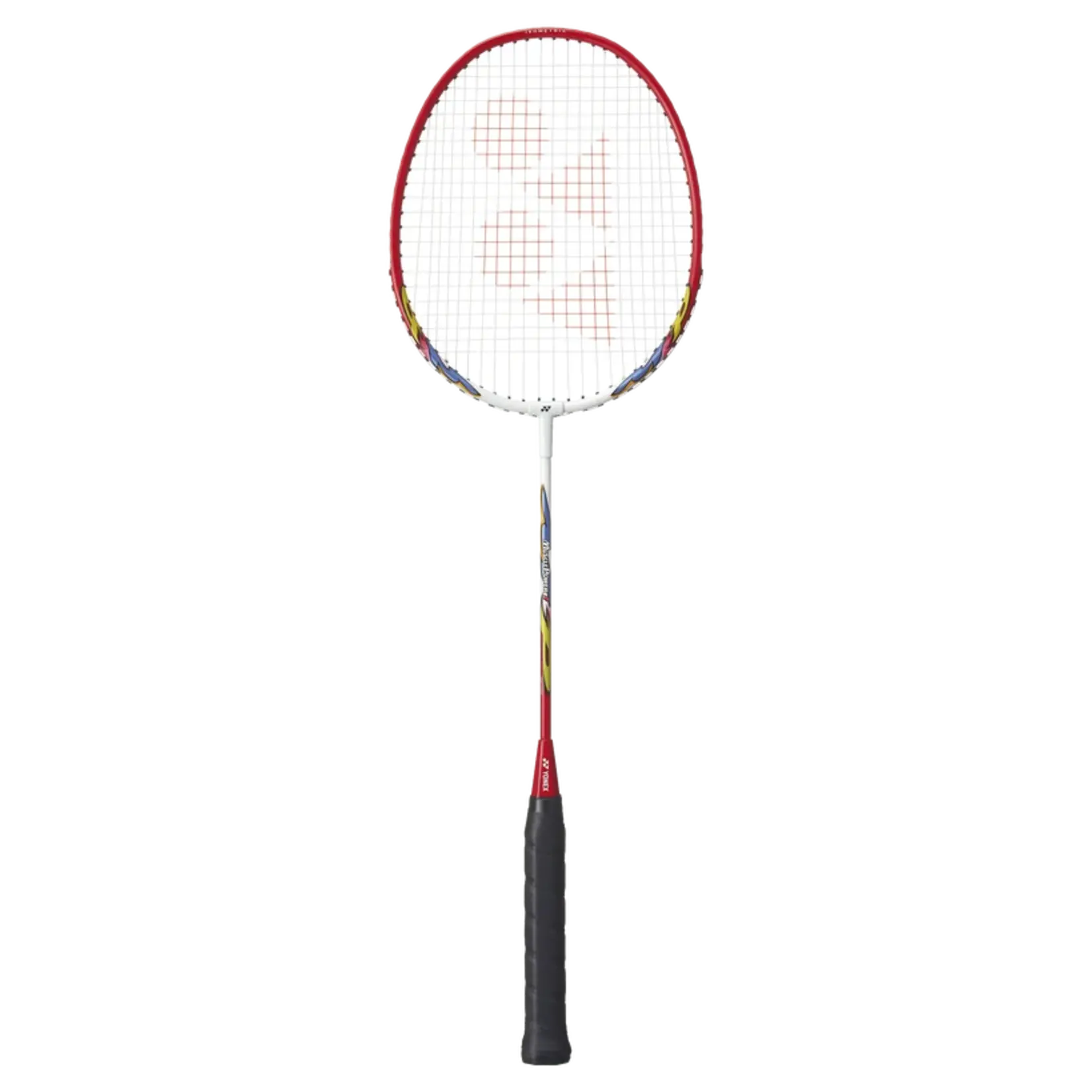 Yonex Yonex Badminton Racquet, Muscle Power 1 Strung, Wht/Red