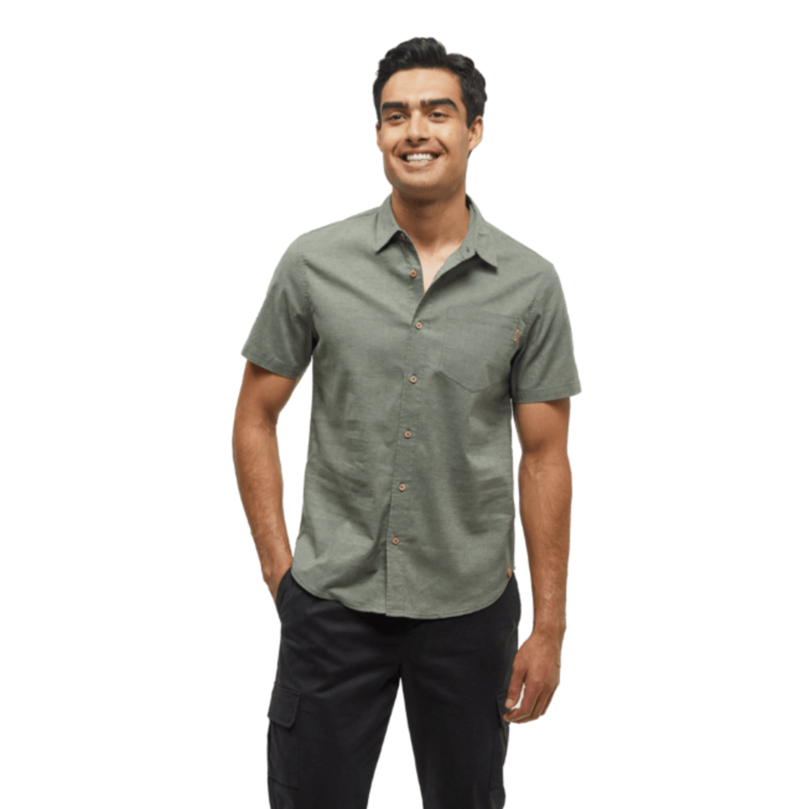 Tentree Tentree Short Sleeve Button-Up Shirt, Joshua, Mens