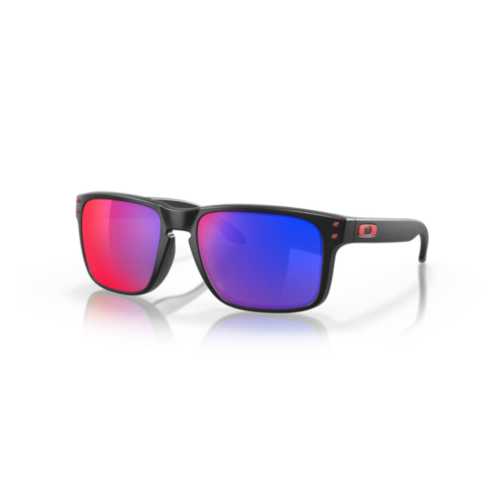 Oakley Oakley Sunglasses, Holbrook, Matte Blk, Positive Red Iridium