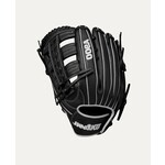Wilson Wilson Baseball Glove, A900 PF1892, 12.25", Full Right, Blk/Wht/Silver