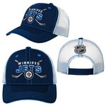 Outerstuff Outerstuff Hat, Lockup Meshback Adjustable, NHL, Winnipeg Jets, Boys