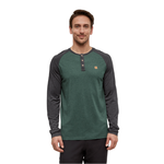 Tentree Tentree Long Sleeve T-Shirt, Baker Henley, Mens