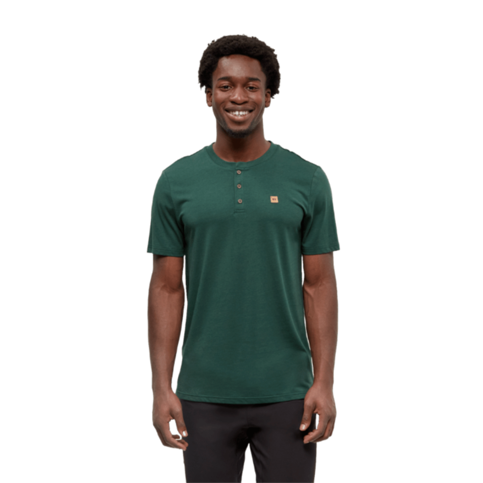 Tentree Tentree Short Sleeve T-Shirt, Baker Henley, Mens