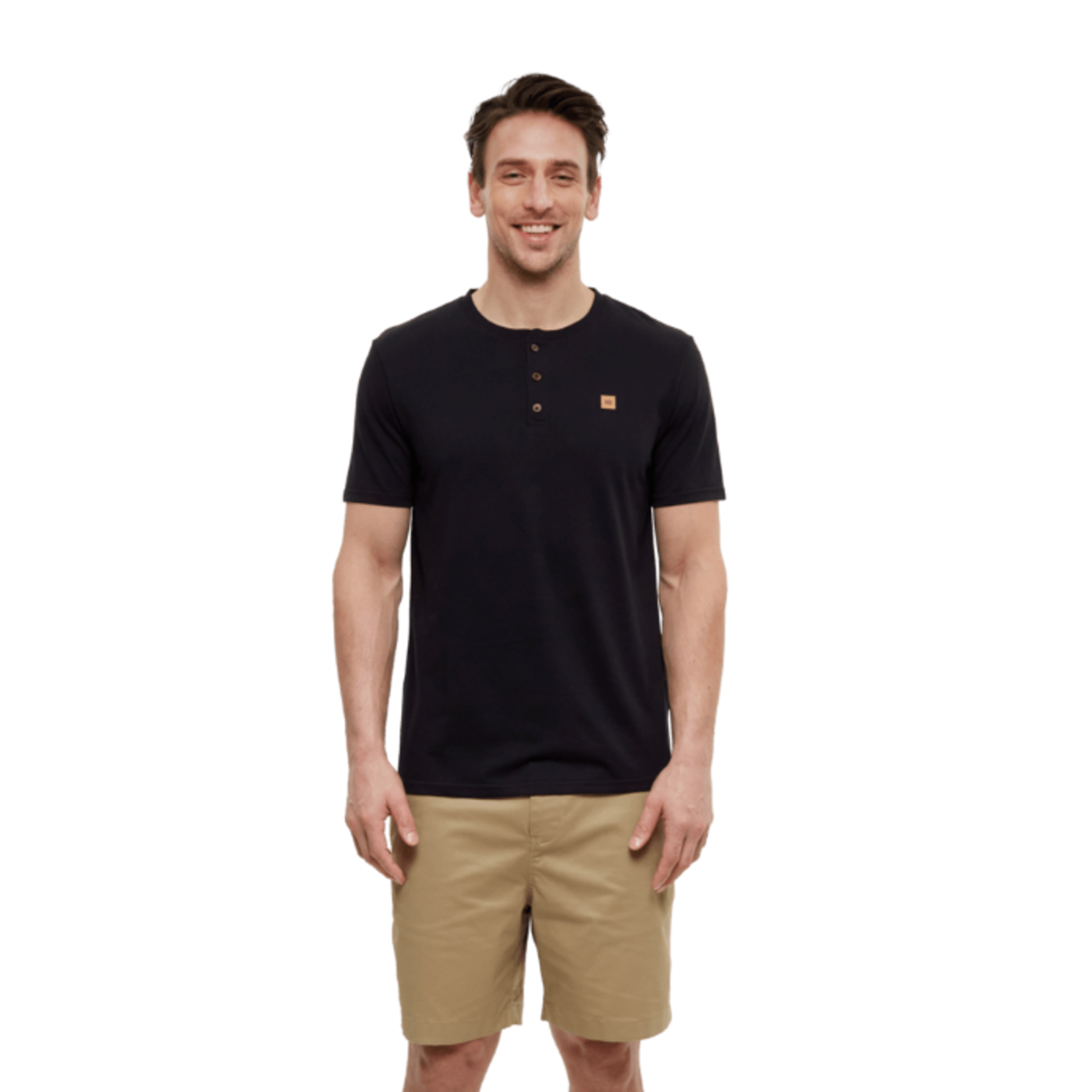 Tentree Tentree Short Sleeve T-Shirt, Baker Henley, Mens