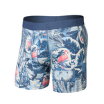 Saxx Saxx Underwear, DropTemp Cooling Cotton BB, Mens, BWI-Botanique-Washed Indigo