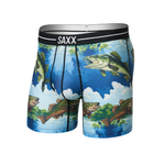 Saxx Saxx Underwear, Volt Boxer Brief, Mens, BBM-Bitmap Big Mouth-Multi