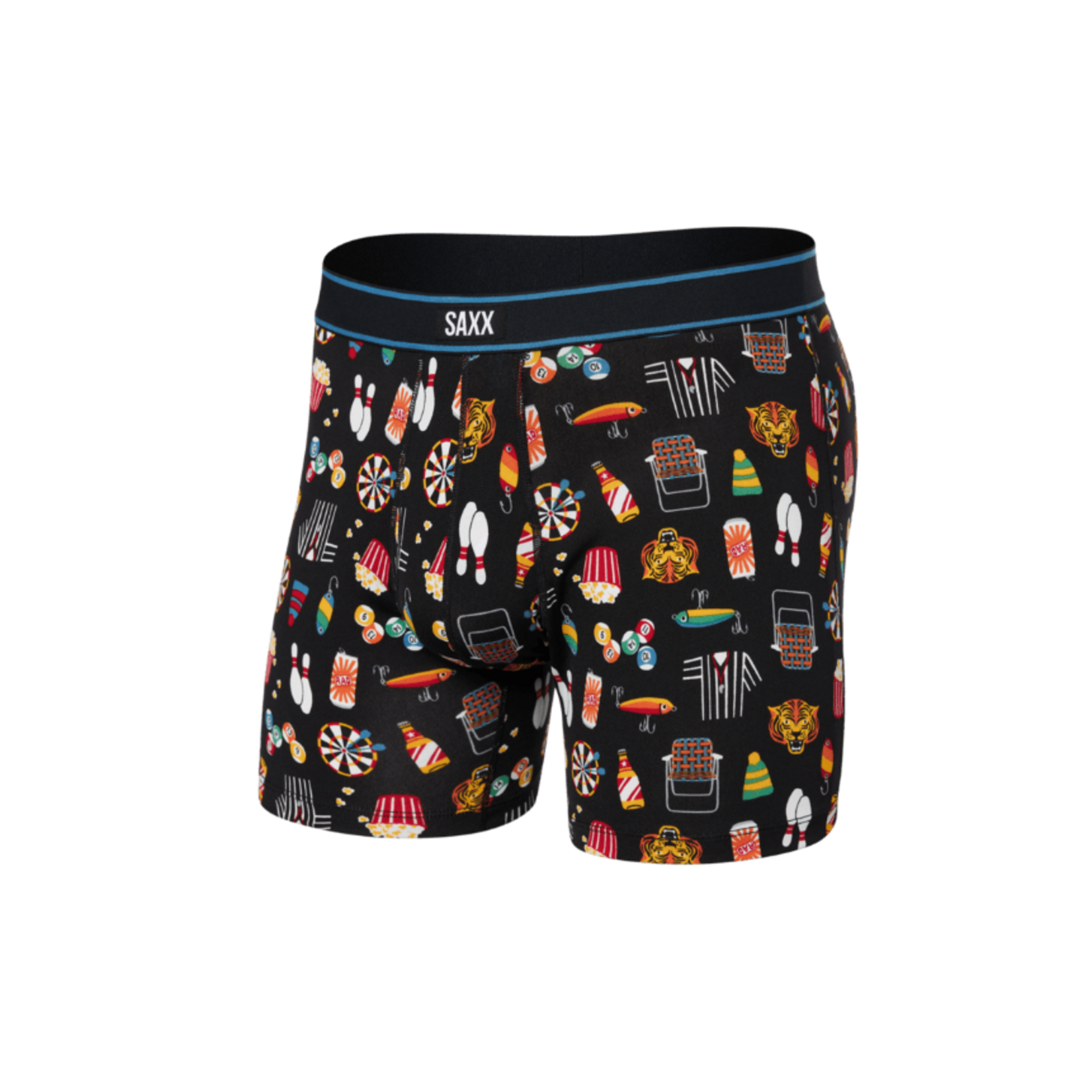 Saxx Saxx Underwear, Daytripper BB Fly, Mens, TOS-Types of Stripes-Blk