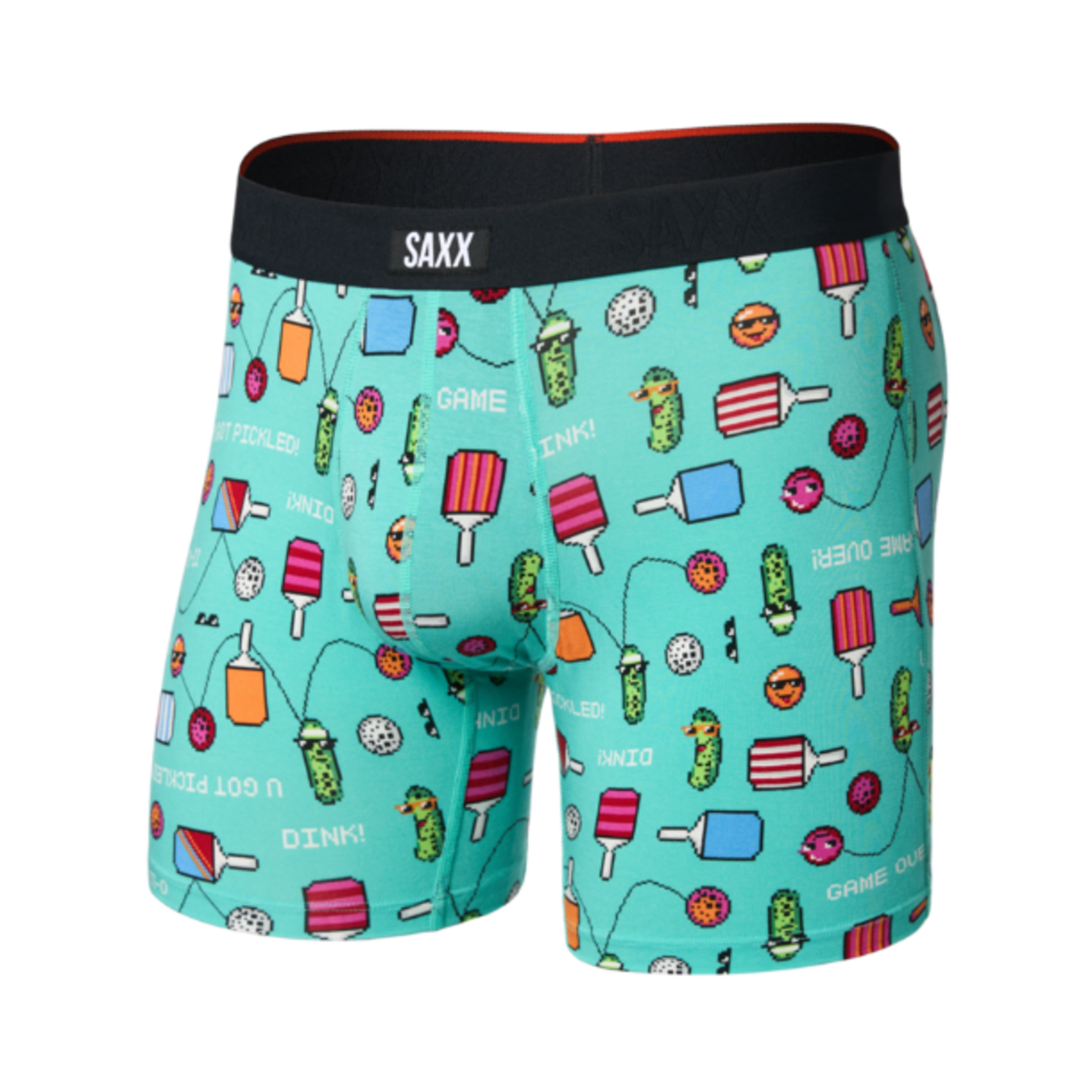 Saxx Saxx Underwear, Vibe Xtra BB Fly, Mens, PXB-Pixel Ball-Surf Blu