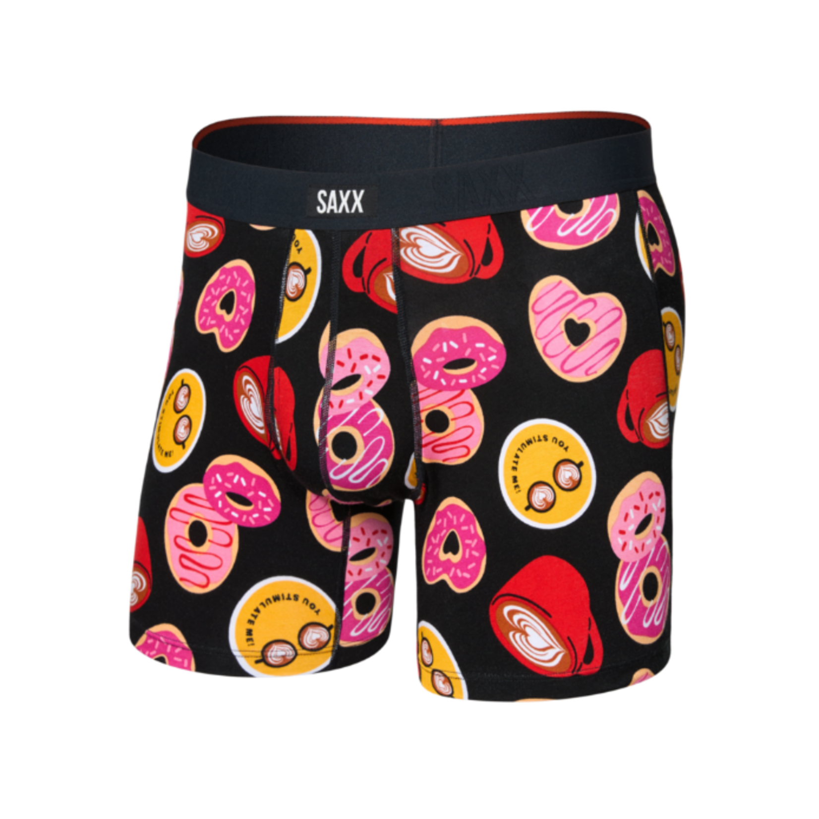 Saxx Saxx Underwear, Vibe Xtra BB Fly, Mens, LST-Love Story-Blk