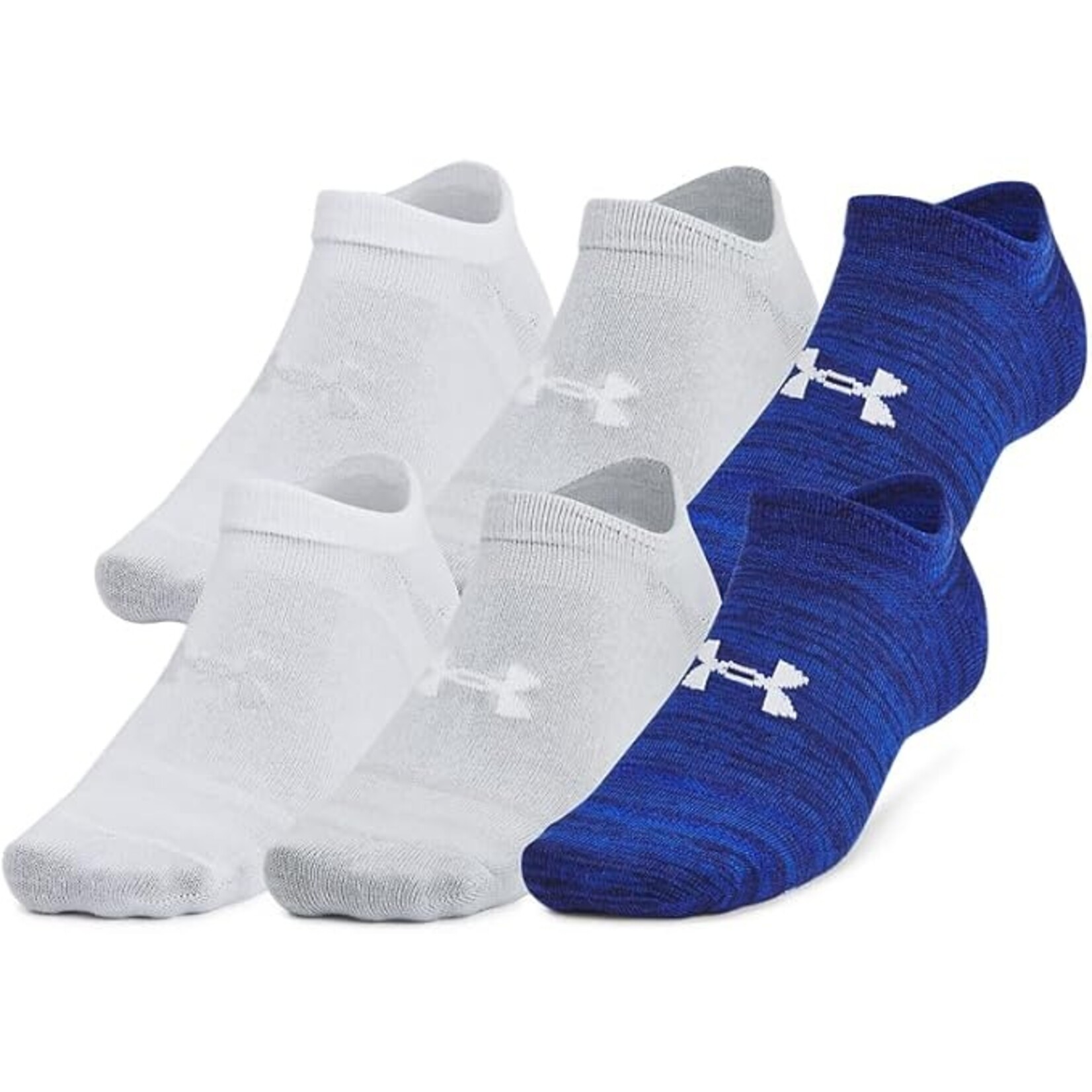 Under Armour Under Armour Socks, Essential No Show, 6-Pack, Unisex