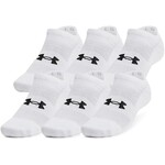 Under Armour Under Armour Socks, Training Cotton No Show, 6-Pack, Unisex
