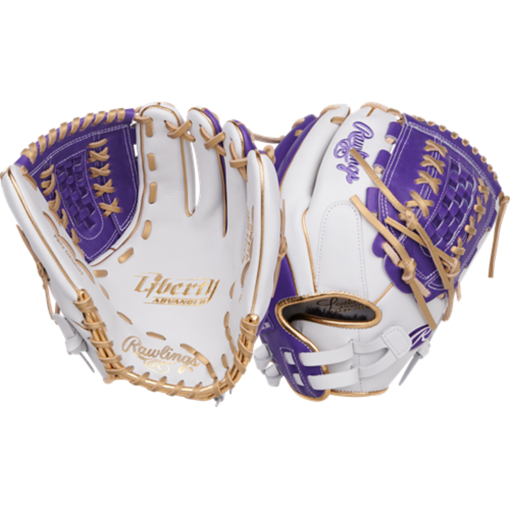 Rawlings Rawlings Fastpitch Glove, Liberty Advanced RLA125-18WPUG, 12.5”, Reg