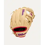 Wilson Wilson Baseball Glove, A1000 1975, 11.75", Reg, Blonde/Red/Royal