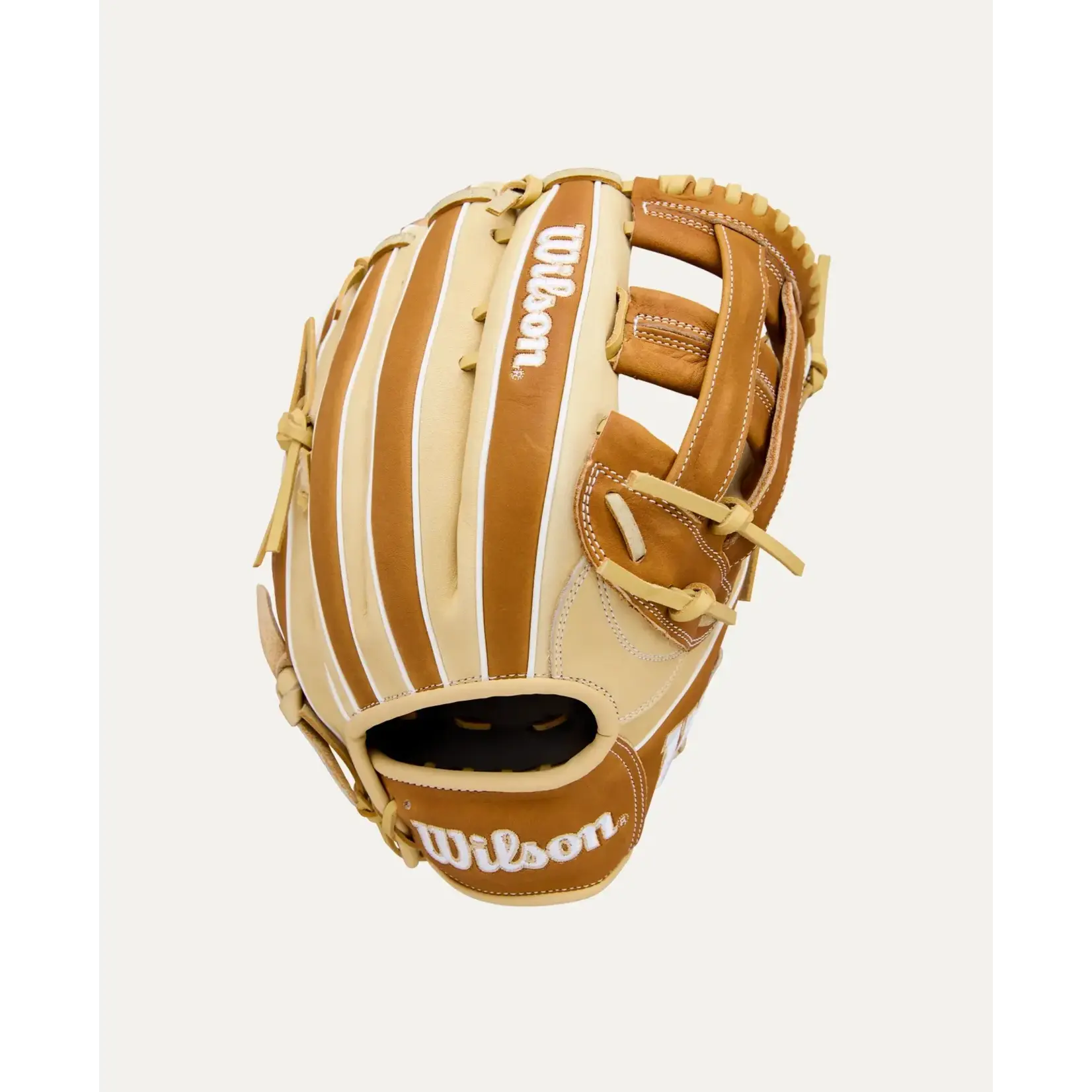 Wilson Wilson Baseball Glove, A1000 1750, 12.5", Reg, Blonde/Saddle Tan/Wht