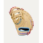 Wilson Wilson Baseball Glove, A1000 1620, 12.5", Full Right, Blonde/Pnk, First Base Mitt